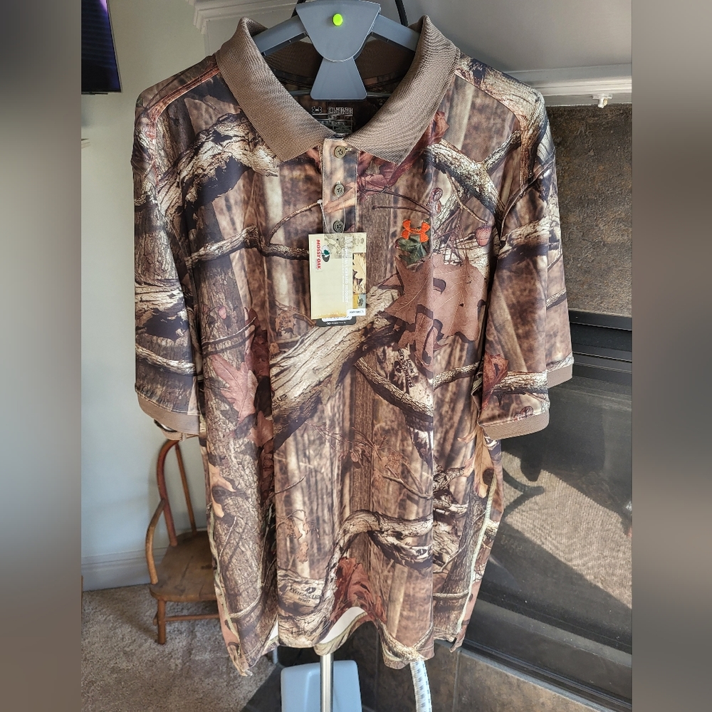 NWT Under Armour Men's Camouflage Polo Shirt